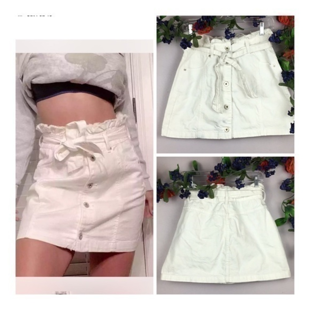 THE BUCKLE DANCE & MARVEL Denim Jeans Mini Skirt Size Small